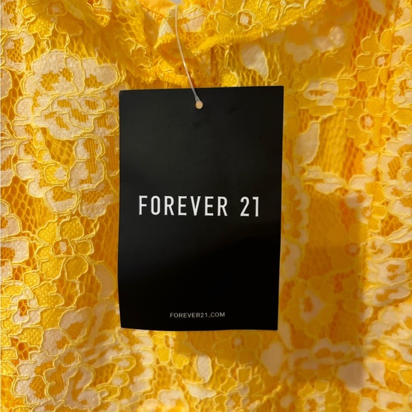 Forever 21 Yellow Lace Dress - Picture 3 of 7